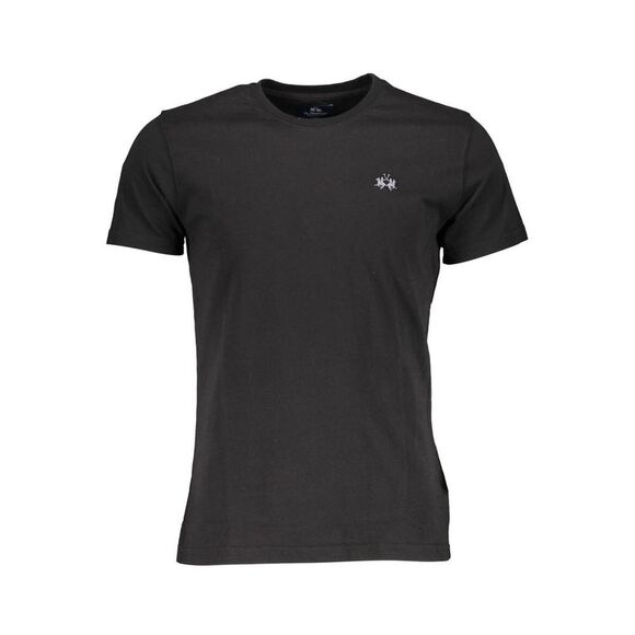 La Martina Black Cotton Men's Men's T-Shirt